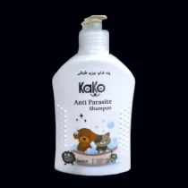 کاکو شامپو ضد کک 250میل کاکو شامپو ضد کک 250میل از بین بردن انگل های خارجی . قابلیت نرم کنندگی پوست، مو و ترمیم جراحات