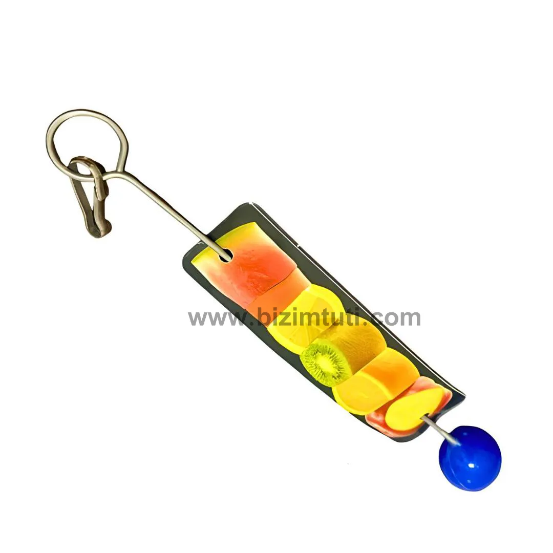 سیخ میوه ای _ استیک فروت طوطی استیل