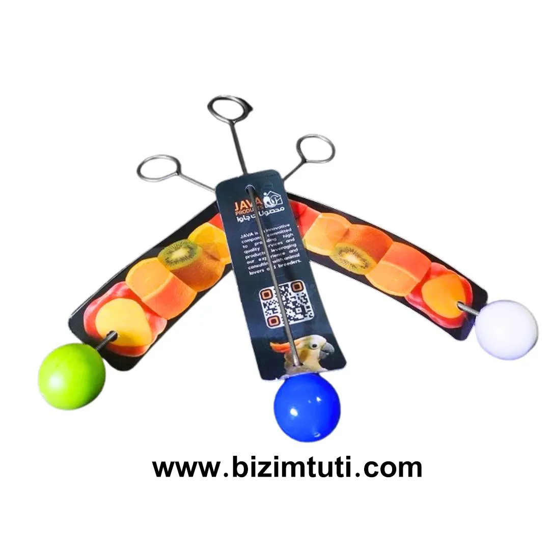 سیخ میوه ای مخصوص پرندگان زینتی