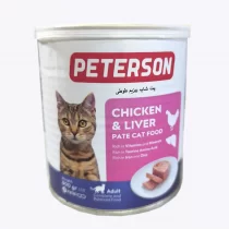 کنسرو مرغ و جگر مخصوص گربه برند پترسون