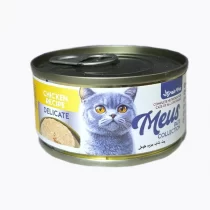 کنسرو گربه مئوس ترکیه برای گوارش و پوست حساس طعم مرغ