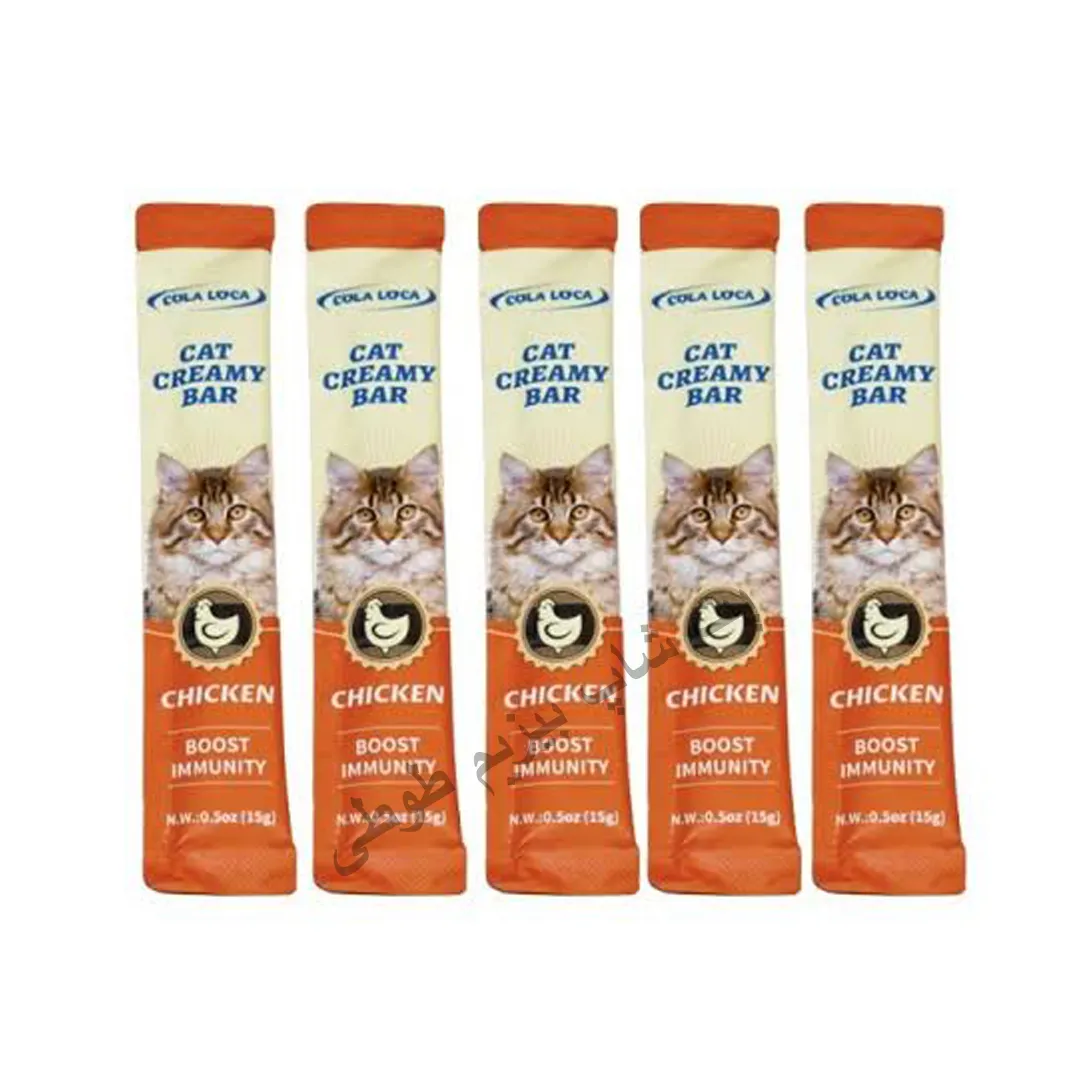 بستنی گربه کولا لوکا مدل Creamy Bar طعم مرغ